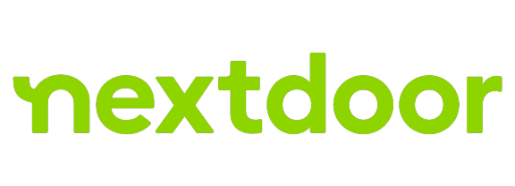 Nextdoor green logo 576 x 208
