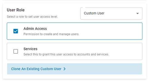 SVB Go - Admin - Custom User Admin Only