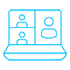 Online meeting icon