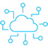 Cloud networking icon