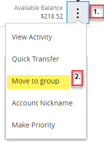 Select Move to Group
