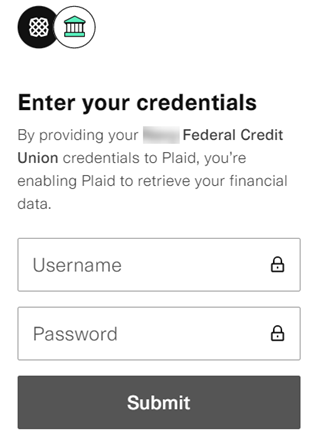 login screen for your previous bank