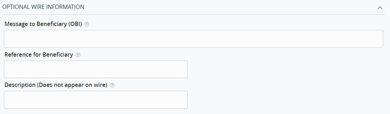 Optional Wire fields