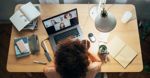 Woman Teleconferencing From Home 560x292