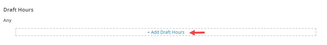 add draft hours