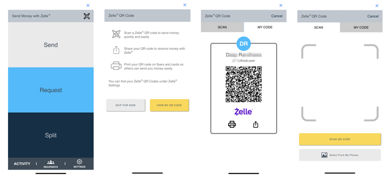 Zelle QR code