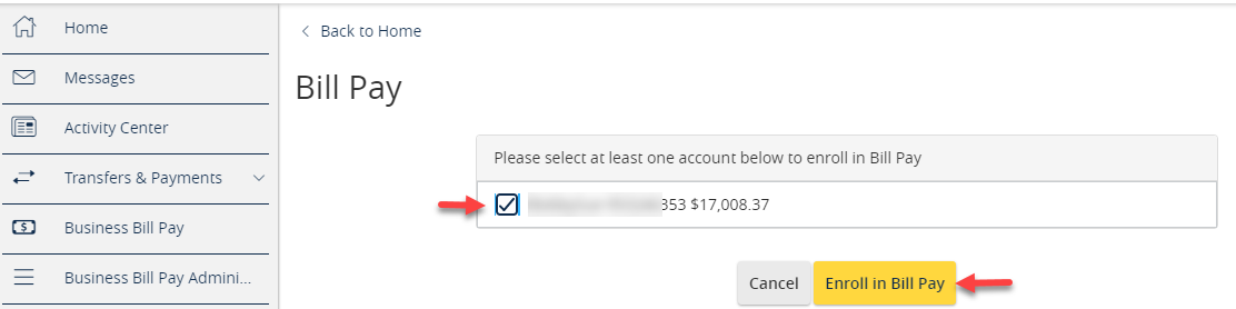 2 Select an Account