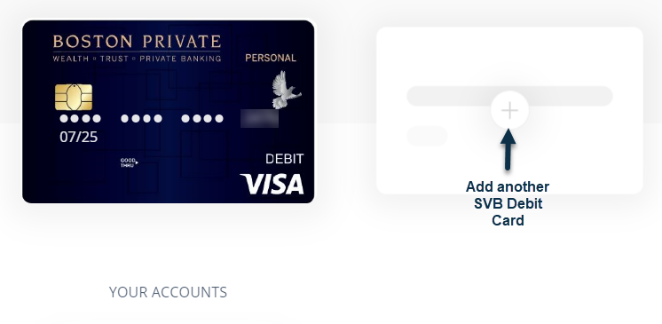 Add another SVB Debit Card