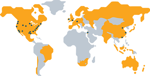 In innovation centers around the world