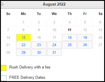 Enter Date of Payment