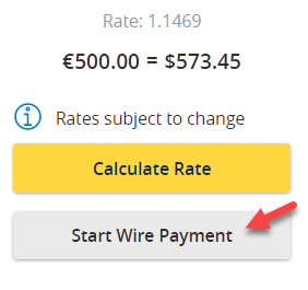 Start Wire Payment