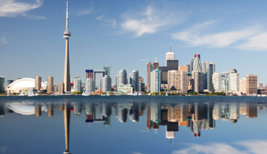 Image of a Canada cityscape.