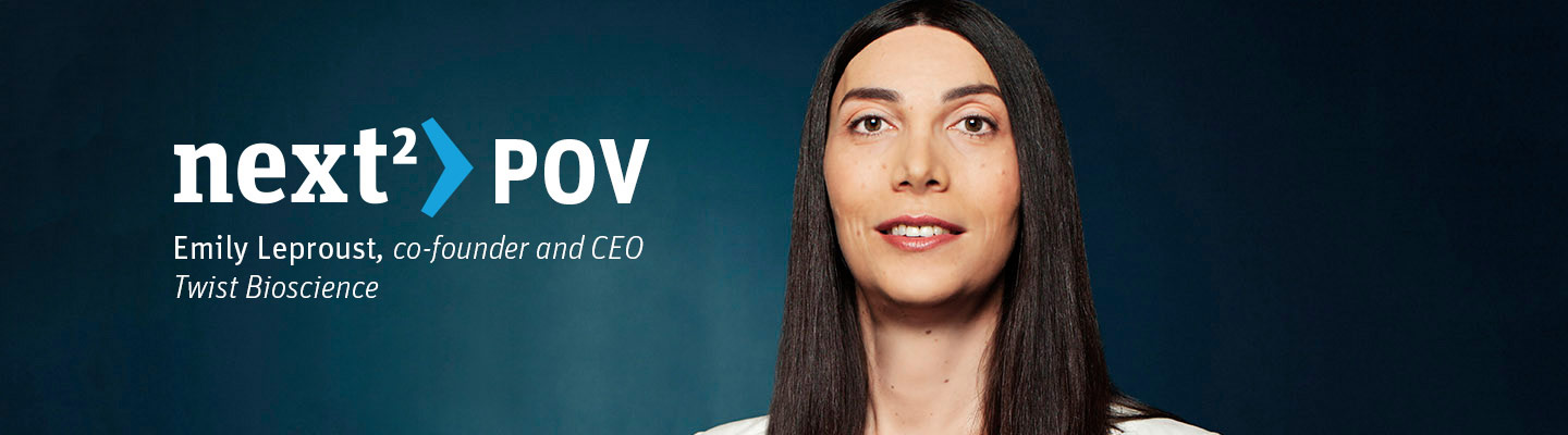 Emily Leproust Emily Leproust, co-founder and CEO of Twist Bioscience reveals that in the startup world, it is essential to have a breakthrough idea and just as important to form the right relationships.